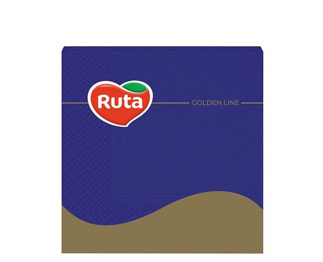 Серветки Ruta 33х33 3-шар темно-сині 20л/уп